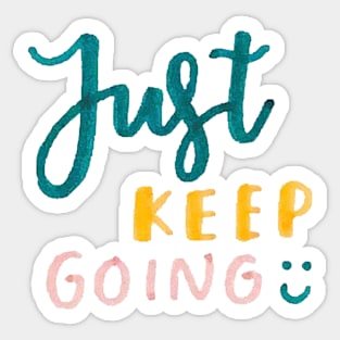 Keep going Sticker